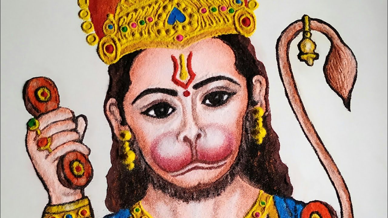Hanuman Jayanti rangoli हनुमान जयंती रांगोळी | जय हनुमान रांगोळी