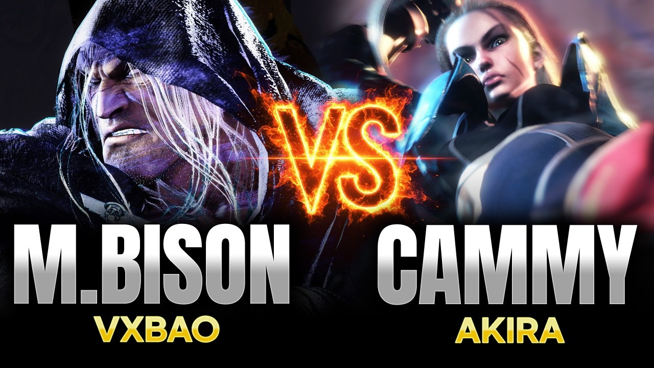 SF6 | Vxbao (M.Bison) vs Akira (Cammy) Custom Match FT3 | Street Fighter 6 Gameplay