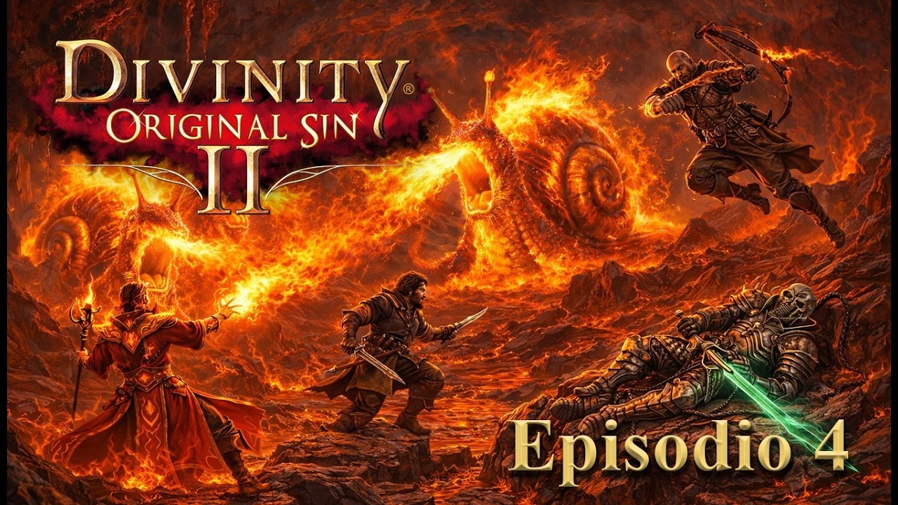 Divinity Original Sin 2 Gameplay Coop Español #4 – Babosas de fuego (4 jugadores)