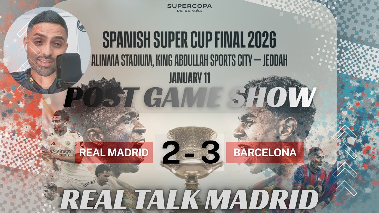 Real Madrid Lose The Super Cup: Post Game Show