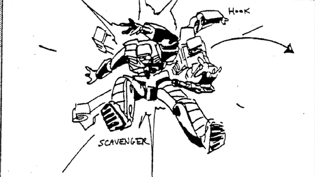 Los storyboards de The Transformers: The movie
