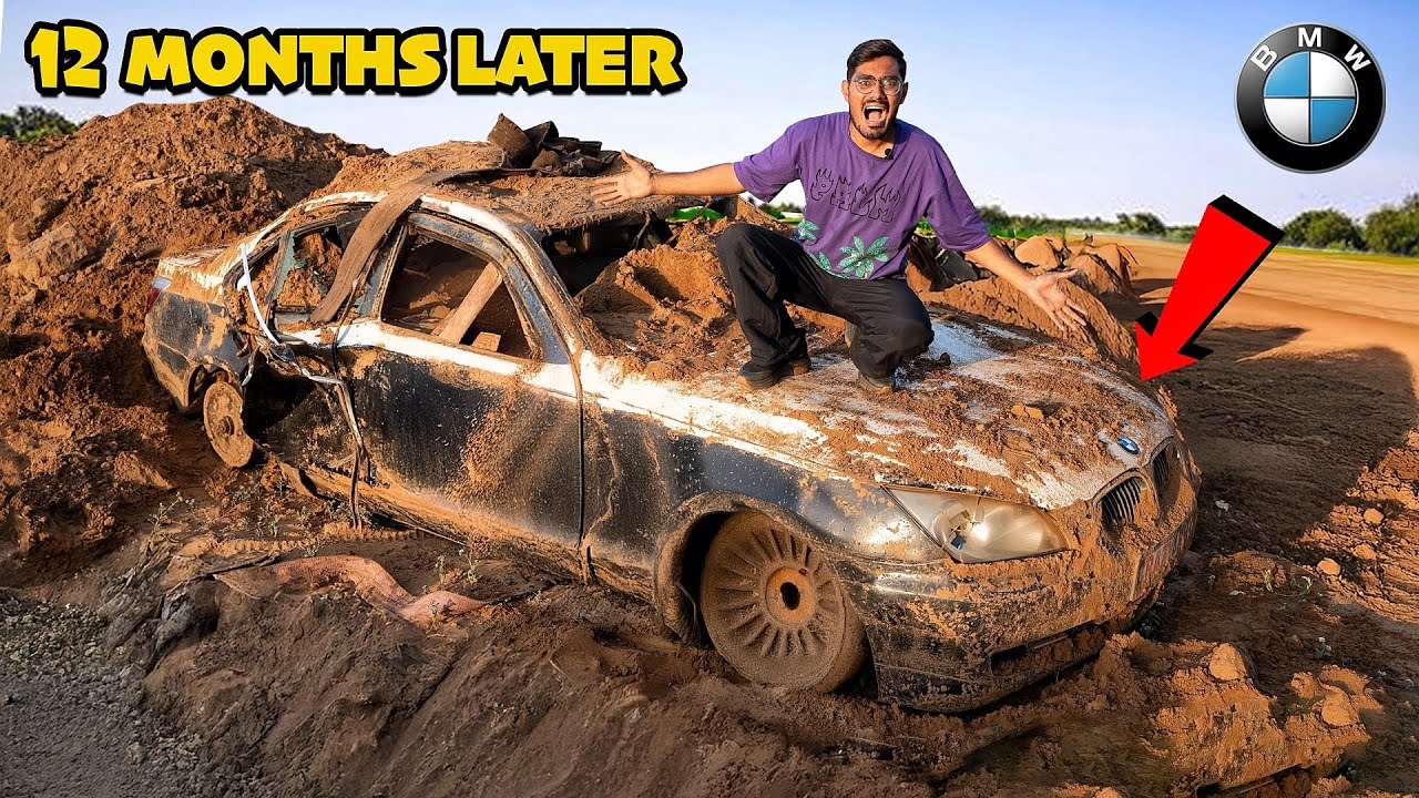 My Underground BMW is Out After One Year | जमीन में दफ़न गाडी को बाहर निकाला तो होश उड़ गए