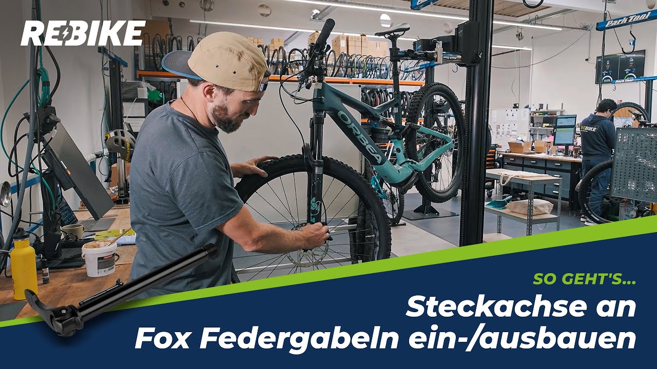 Steckachse an Fox Federgabel ein- und ausbauen - so geht's | Rebike.com