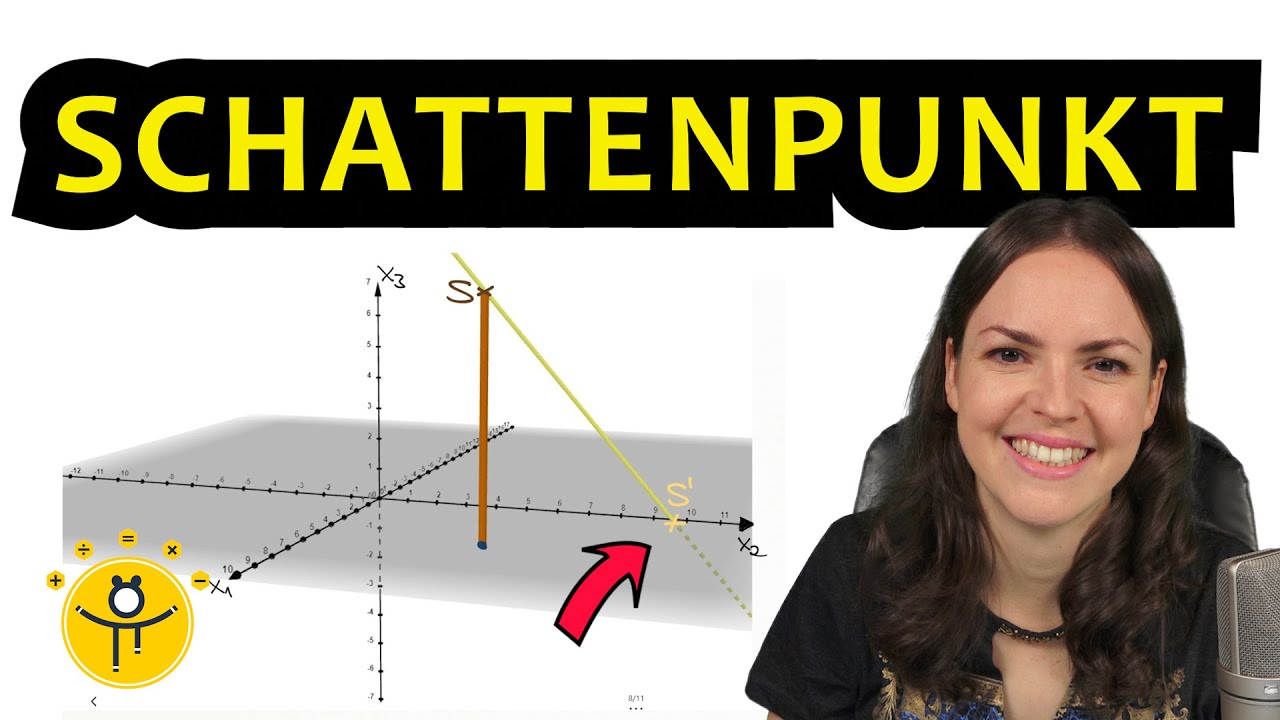 Schattenpunkt berechnen Vektoren – Schattenwurf Aufgabe
