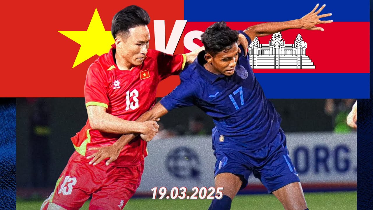 Vietnam 🇻🇳 Vs 🇰🇭 Cambodia | 19 March 2025 | Goal Highlights | Friendly Match | Go Dau Stadium