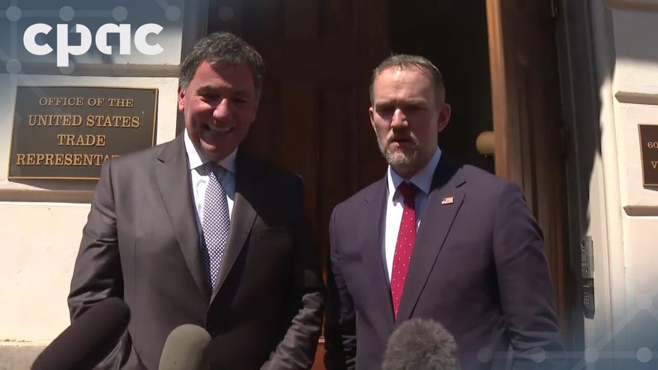 Dominic LeBlanc and Jamieson Greer discuss Canada-U.S. trade talks &ndash; August 19, 2026
