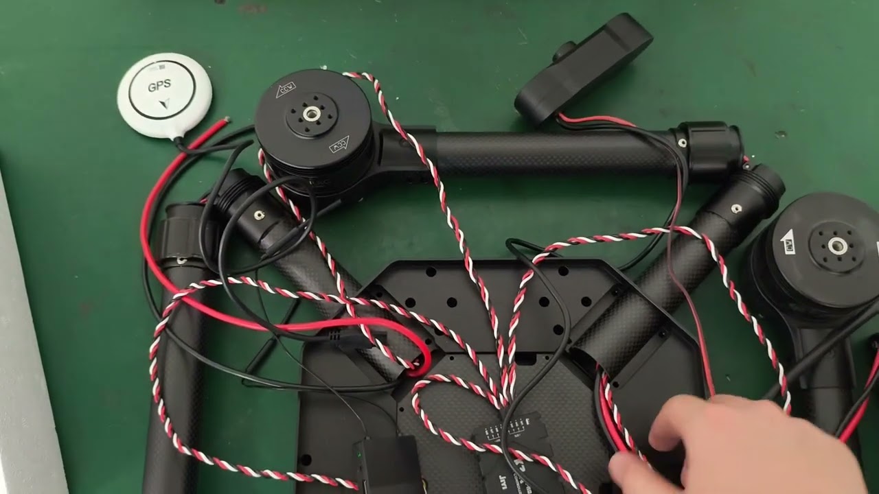 INNLOI DIY X1200 Frame K3A Pro Flight controller T10 remote 6215 FOC Quad Agricultural Drone