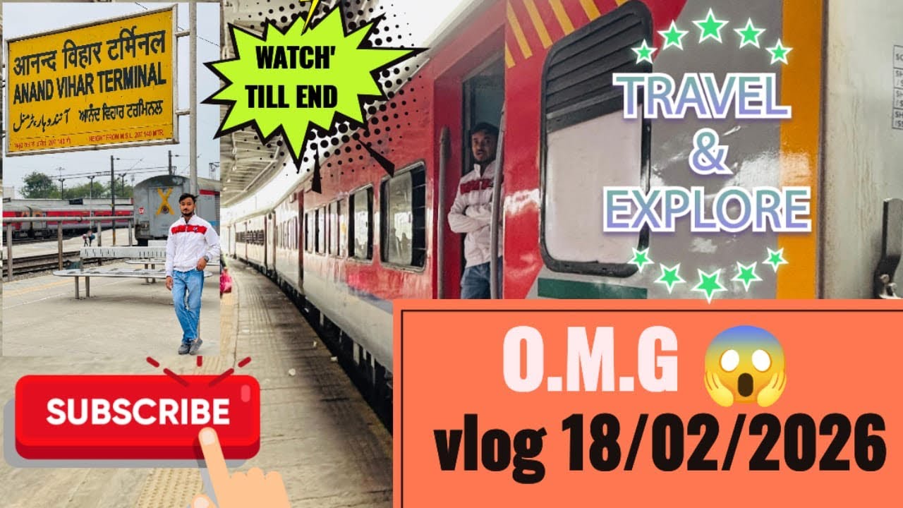#video Anand Vihar railway station par kya hogya ya #viral #vlog #youtube 