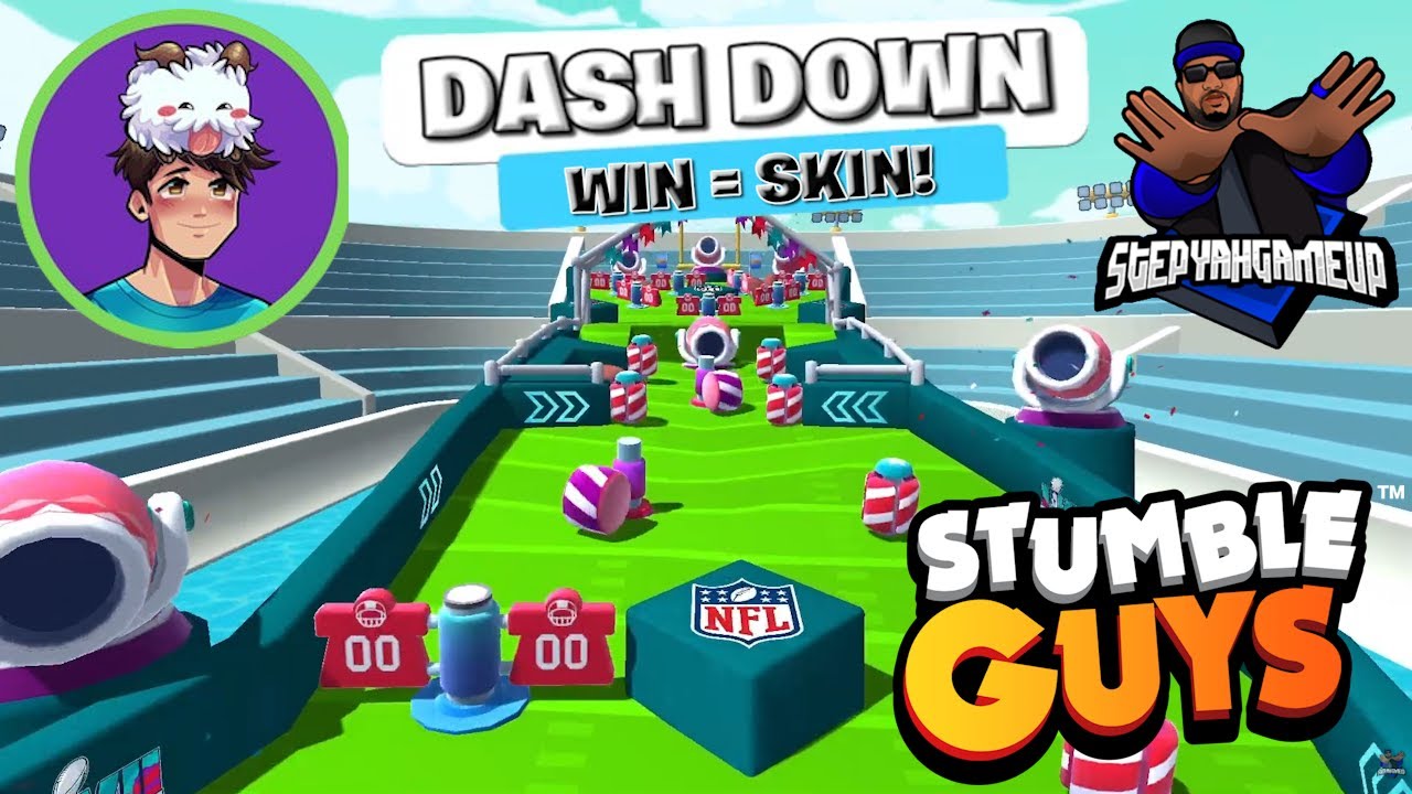 Stumble Guys Live Dash Down Superbowl Party!