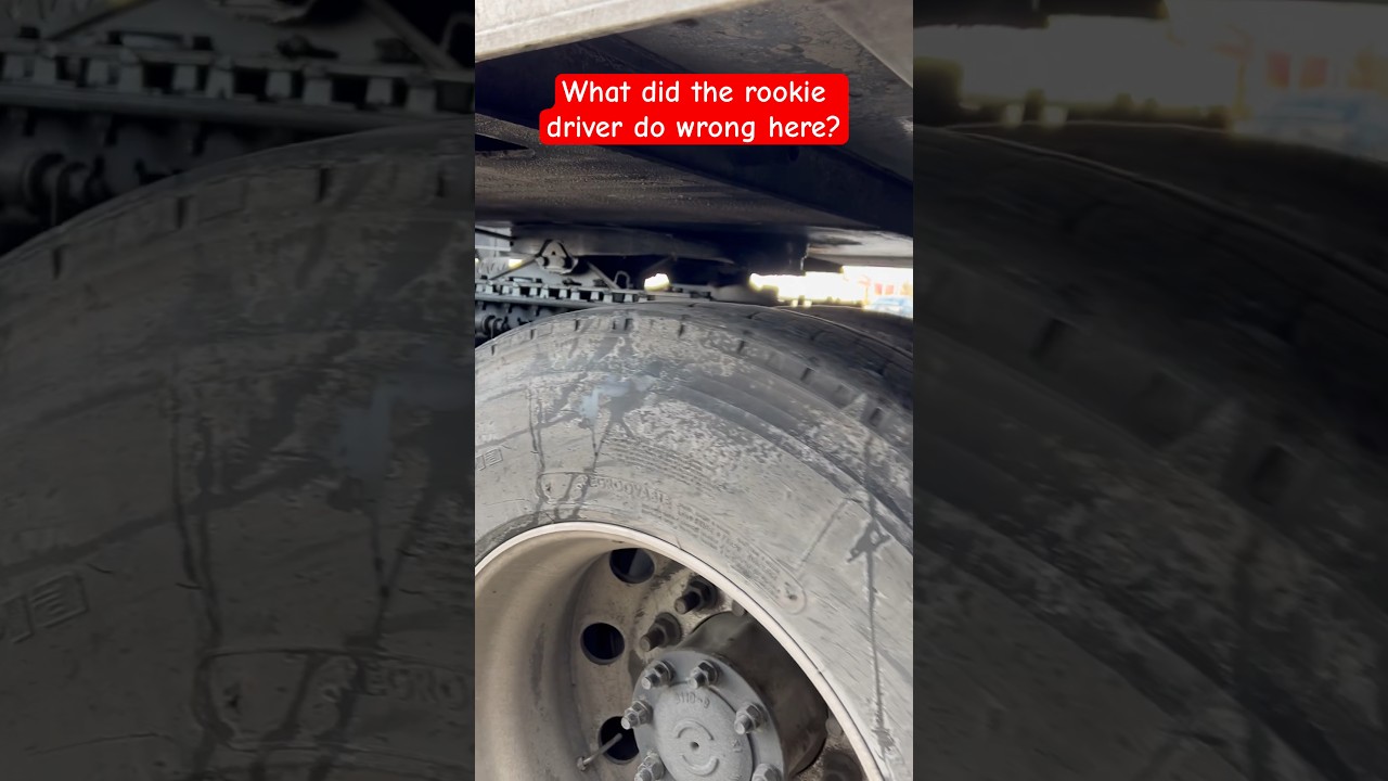 Rookie Trucker Makes Major Mistake Hooking Up #truck #trucking #semi #5thwheel #trailer