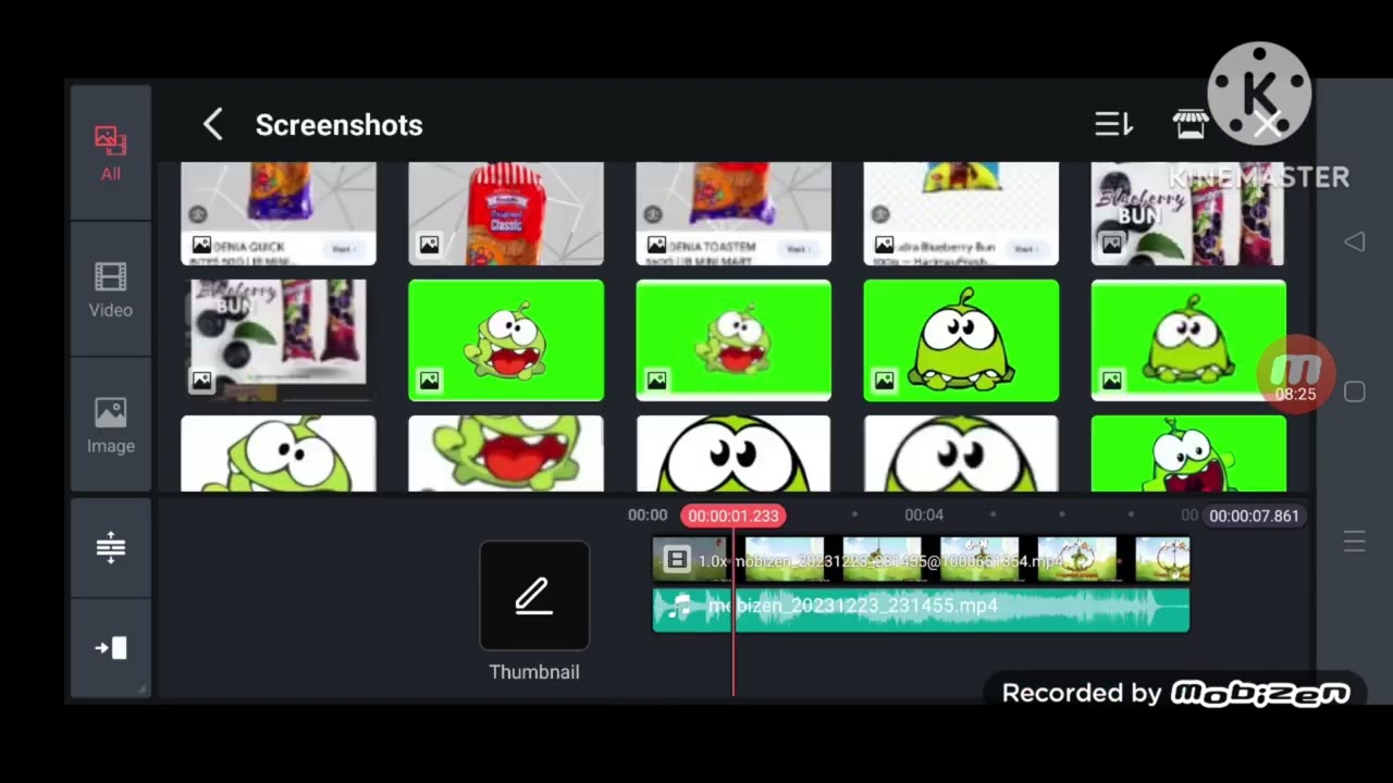 kinemaster Om nom stories logo speedrun