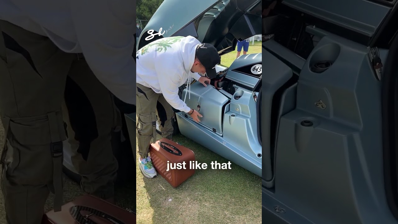 A classy interior, and a V12 engine! The Pagani Codalunga is ultimate luxury! 😍 #pagani #car #luxury