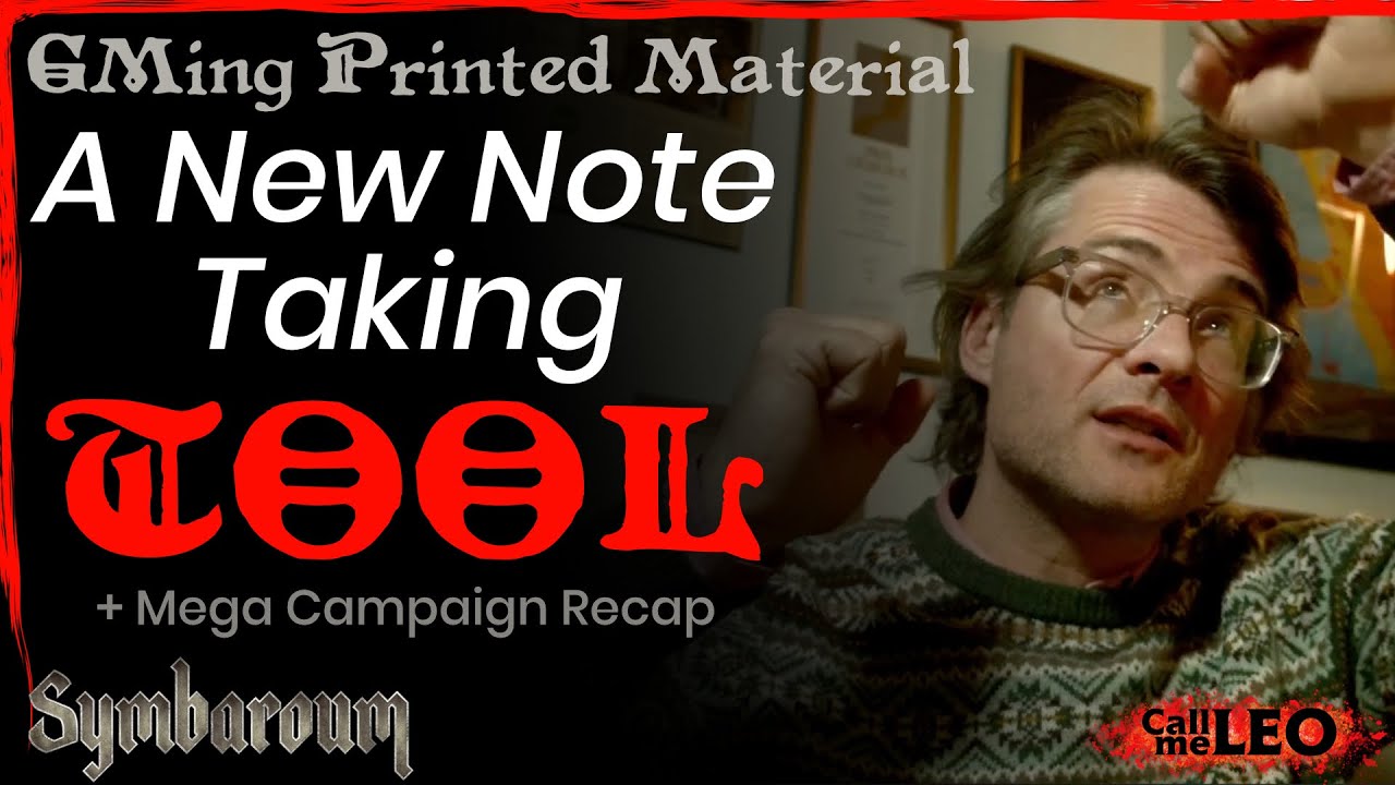 A New Note Taking Tool | Symbaroum