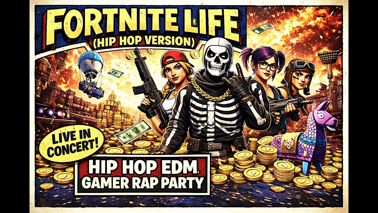 Fortnite Life Hip Hop Music Video – Gaming Rap