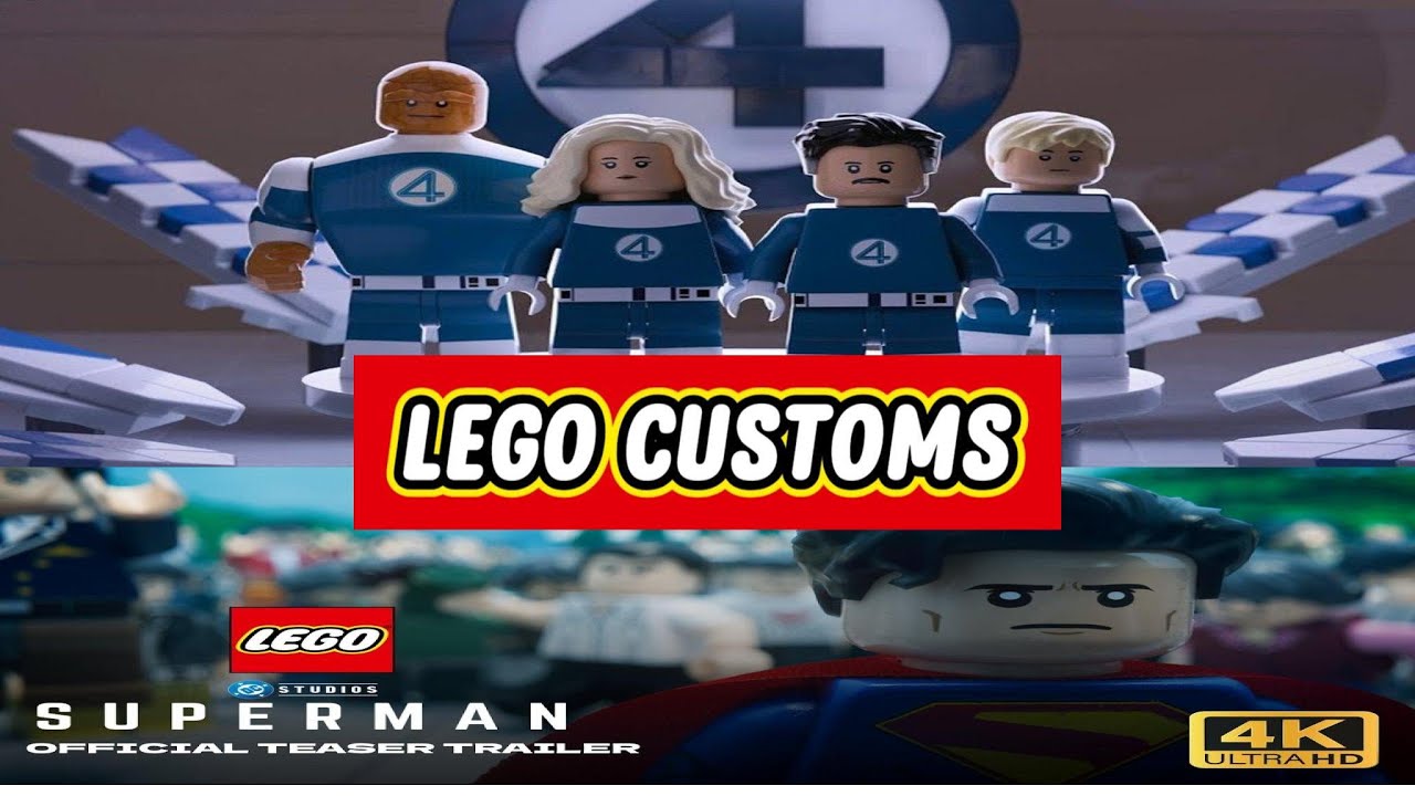 Lego Customs: for Superman and Fantastic Four