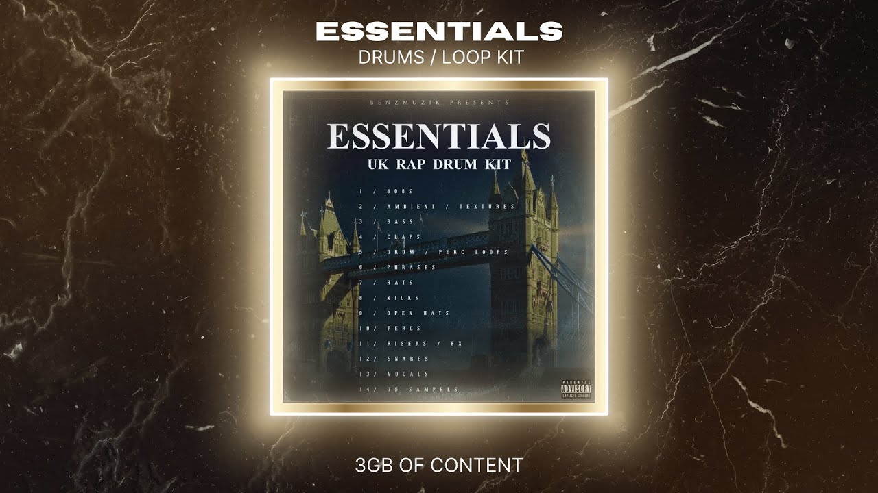 FREE UK Rap Drum & Loop Kit 2026 – Essentials | Trap x Drill x UK Rap Sounds