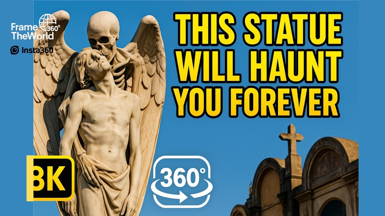 Kiss of Death – Barcelona’s 2025 Most Haunting Statue | VR 360° 8K | Poblenou Cemetery Walk | Part 2