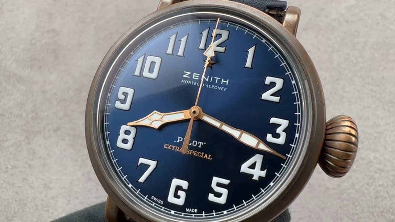 Zenith Pilot Type 20 Extra Special BRONZE 40mm 29.1940.679/57.C808 Zenith Watch Review