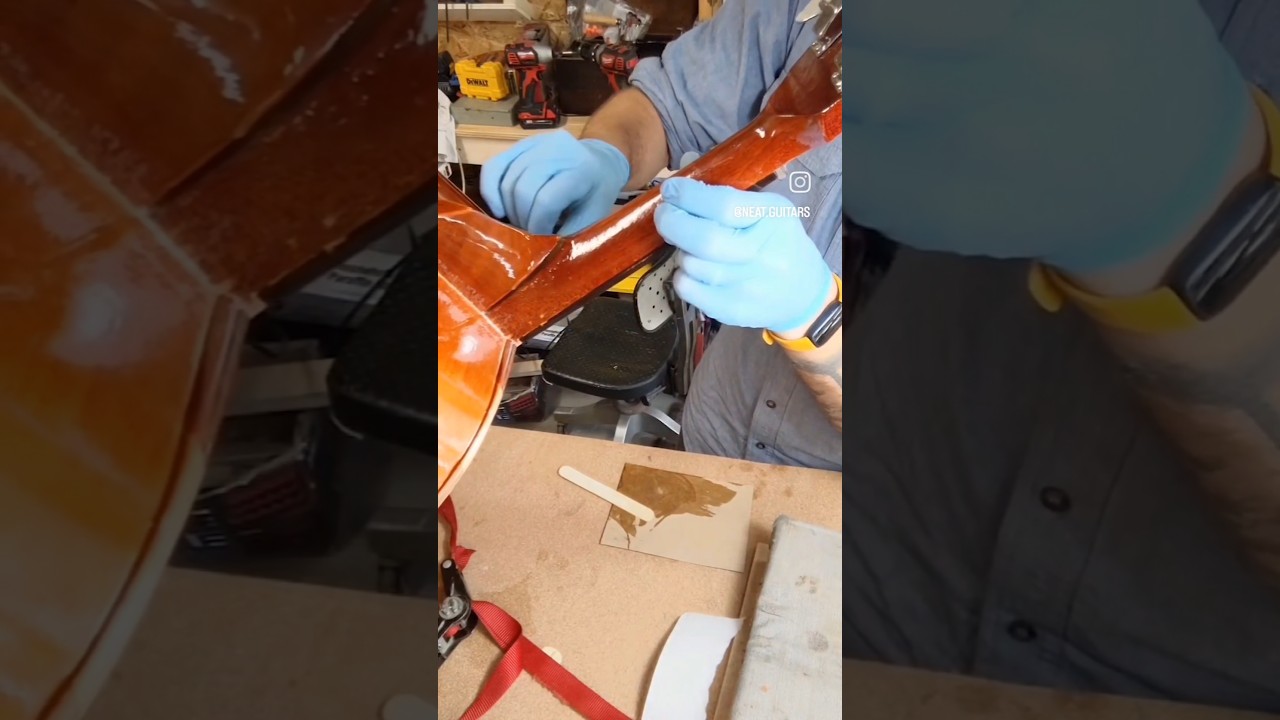 My friends call me pinche gringo. #guitarron #luthier #guitarrepair