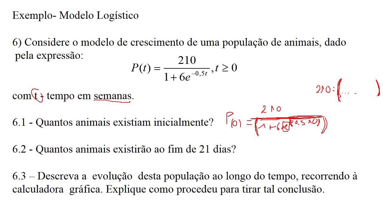 Vídeo 31- Modelo logístico