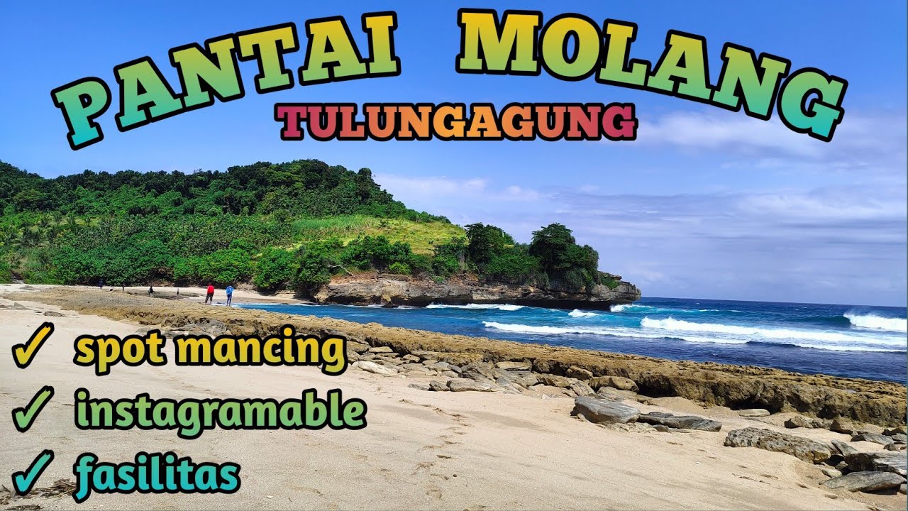 Pantai Molang Tulungagung || Keindahan Batu Karang Tepi Pantai