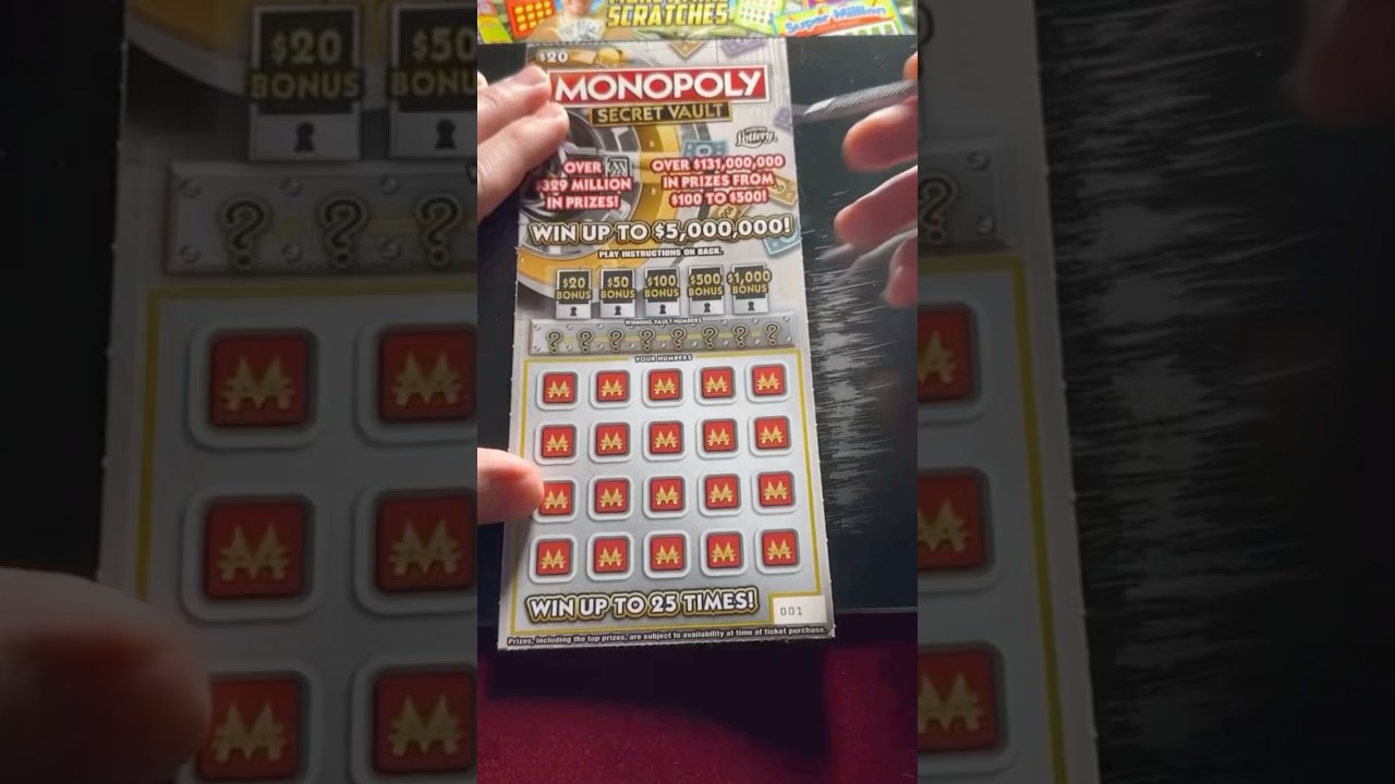 This Monopoly Ticket Paid Off! #scratchoff #scratchoffs #scratchers #lottery #floridalottery