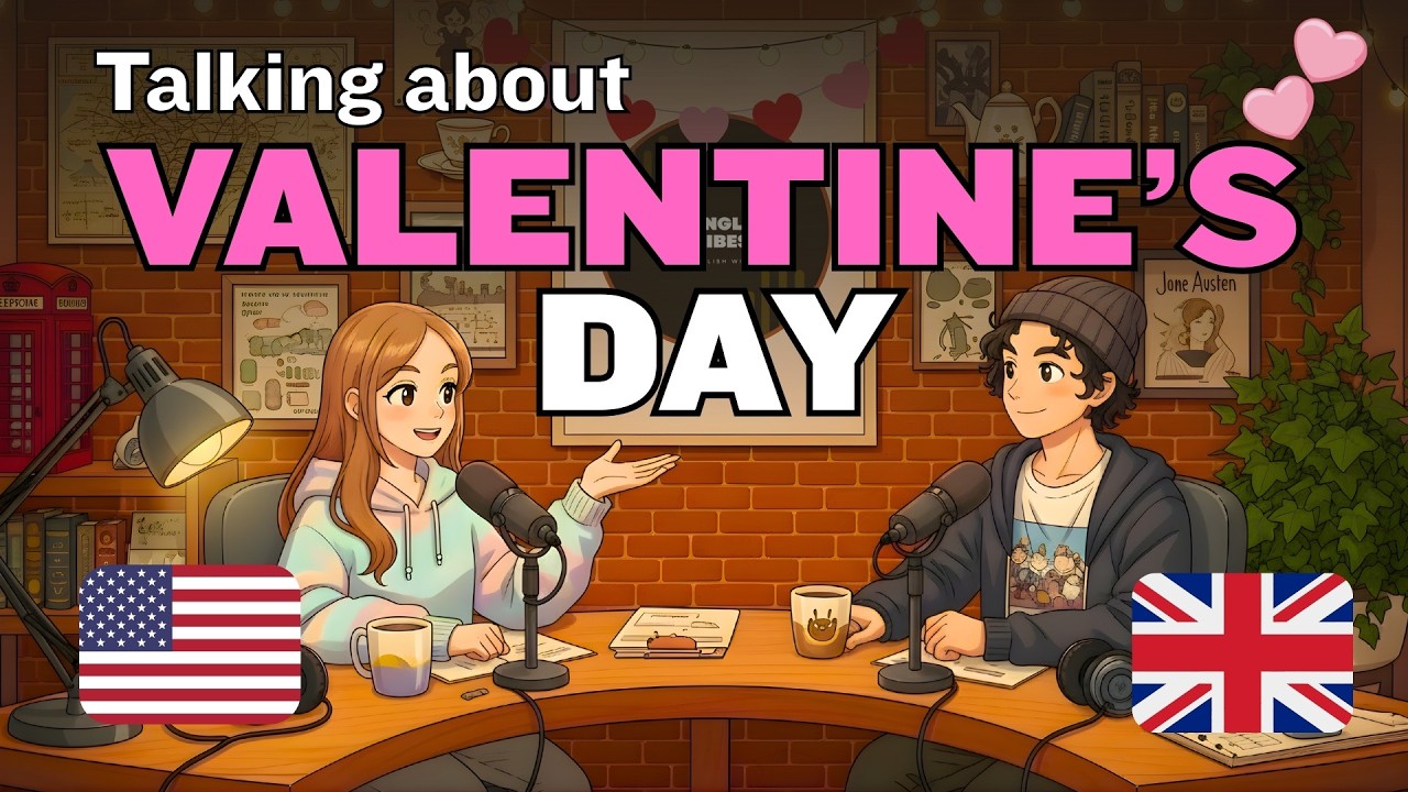 History of Valentine's Day 💘 in English | Easy English Conversation (A1–B1)