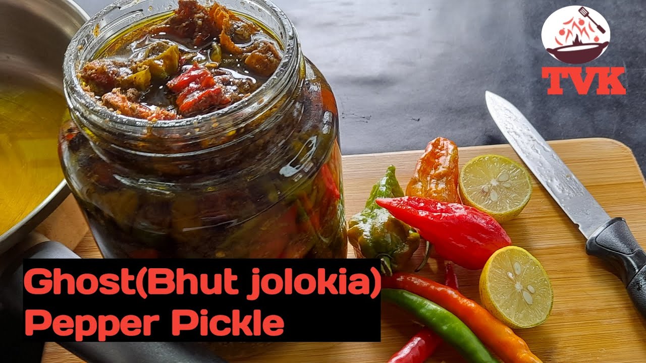 Ghost pepper pickle | Naga chilli pickle | Bhut jolokia achar