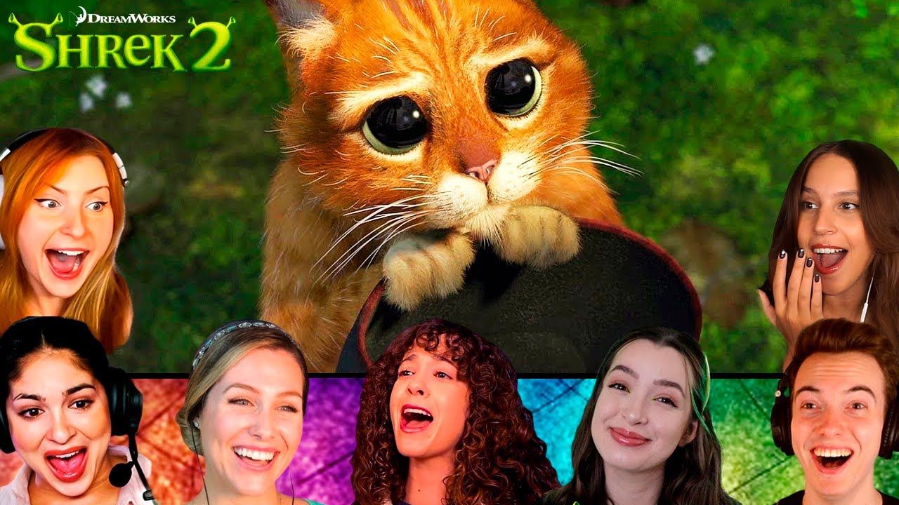 Top "Shrek Meets Puss in Boots" Reactions | Shrek 2 (2004) Reaction