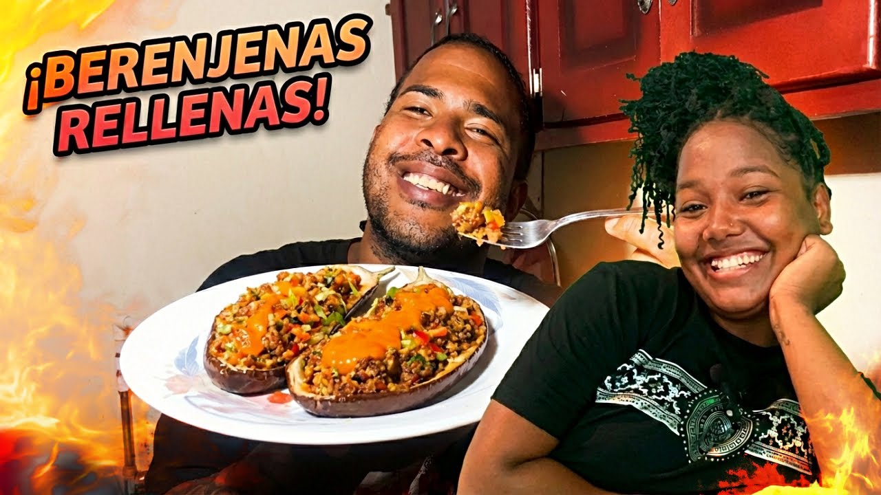 Así se Hacen unas Berenjenas Rellenas de CARNE 🥩 🍆 (fácil y Rápido) 