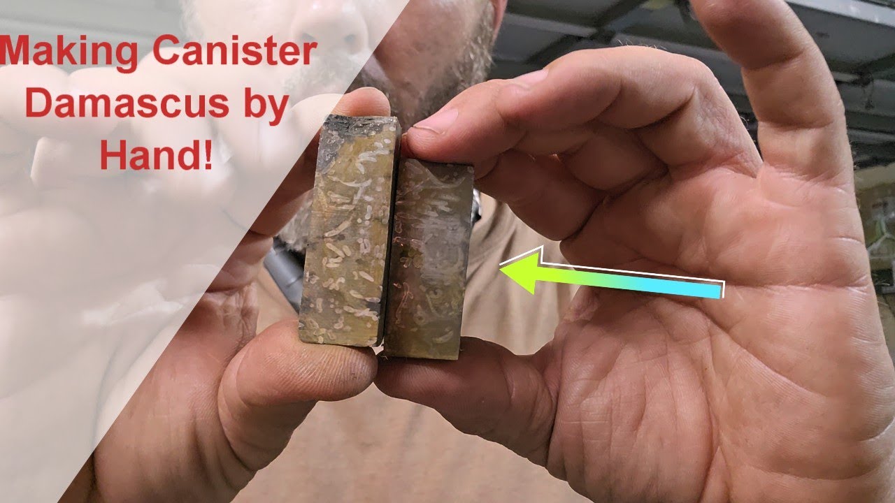 Making Canister Damascus by Hand