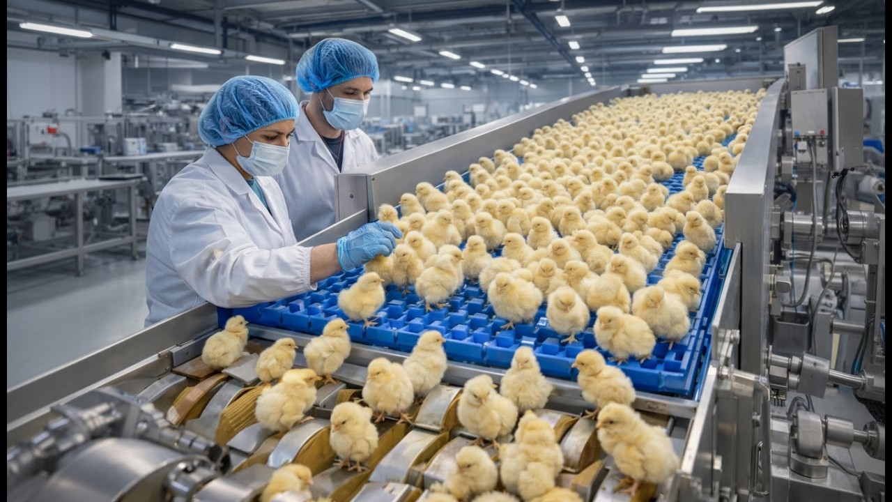 From Egg to Chick in 21 Days! Inside the World’s Largest High-Tech Hatchery! (Full Process Revealed)