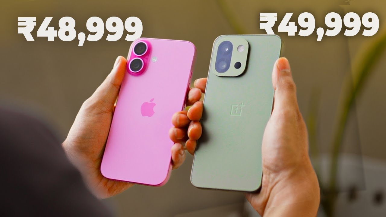 Unbelievable ₹50K Deal! iPhone 16 vs OnePlus 13s Detailed Comparison
