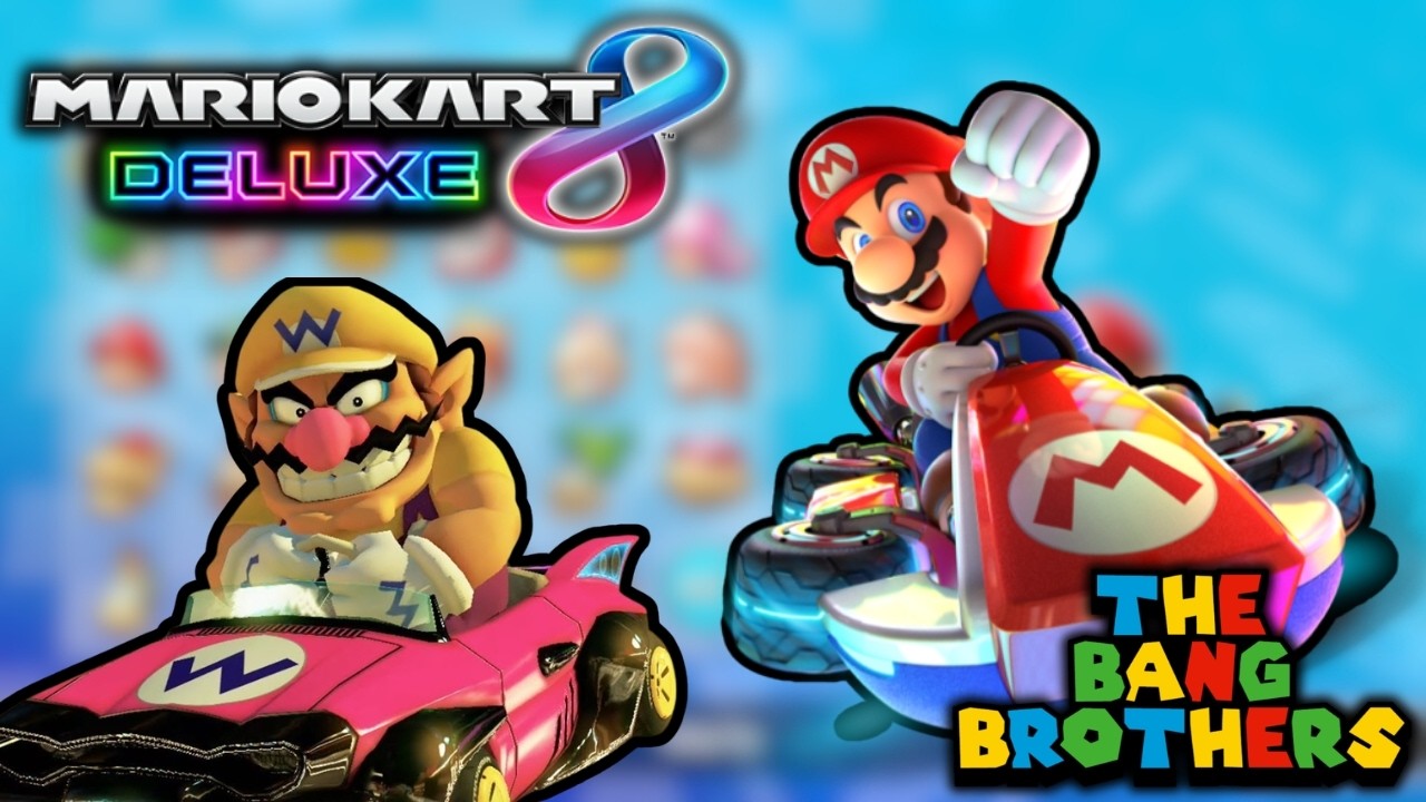 MARIO KART 8  DELUXE BUT IT'S BACKWARDS