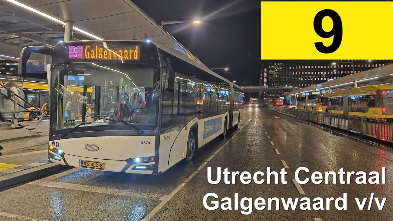 U-OV lijn 9: Utrecht CS Jaarbeurszijde - Galgenwaard  v/v | Transdev Utrecht | Hermes 9374 | 2026