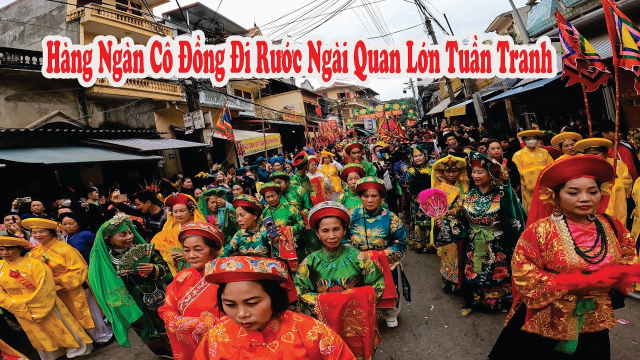 Độc Đáo Lễ Hội Đền Kỳ Cùng và Đền Tả Phủ - Hàng Ngàn Thanh Đồng Đi Rước Kiệu 27/01/ QUÝ MÃO 2023