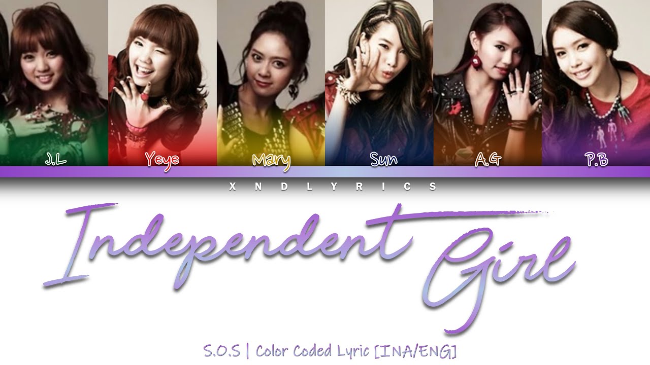S.O.S - Independent Girl (Color Coded Lyrics/Lirik INA/ENG)