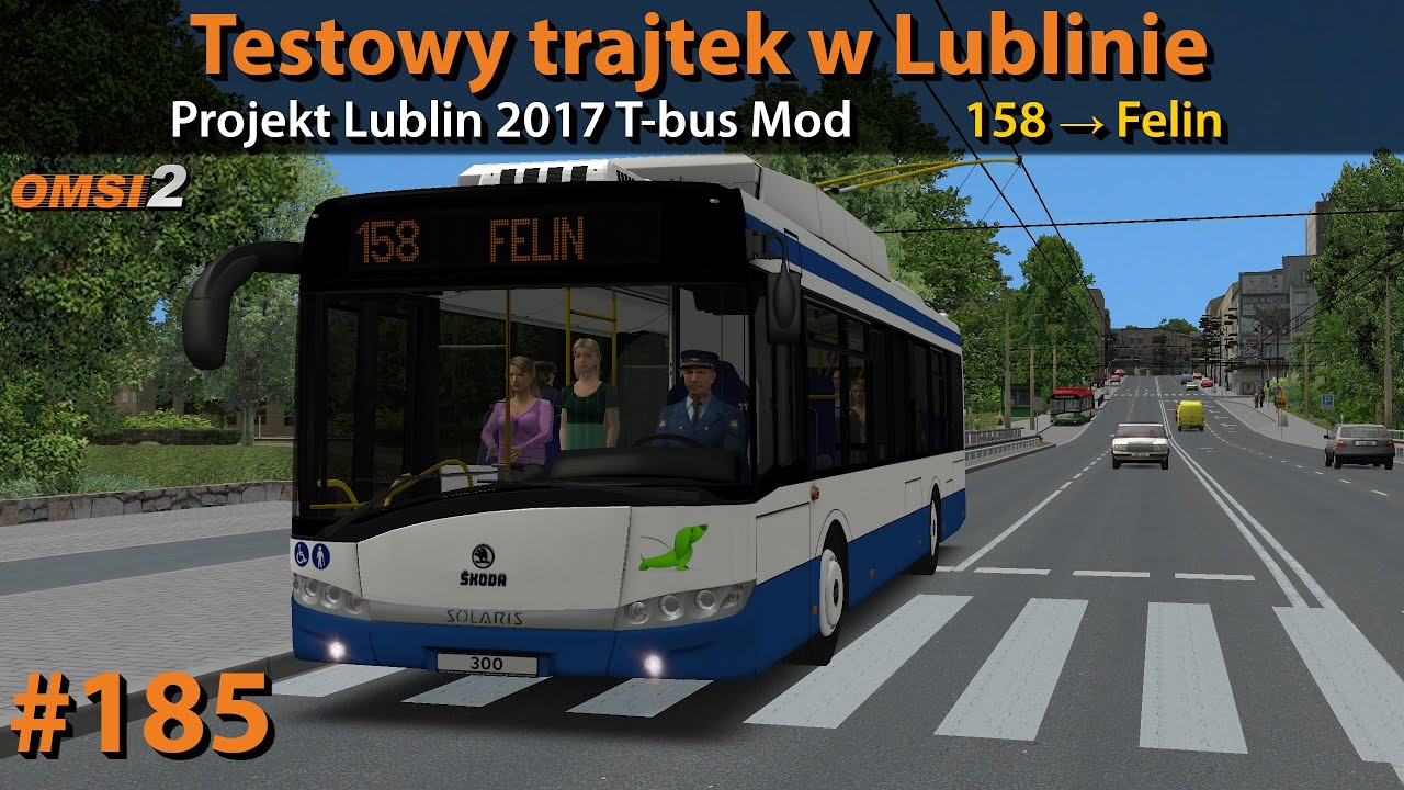 OMSI 2 #185: Testowy trajtek w Lublinie | Projekt Lublin 2017 T-bus Mod - 🚍156 | Skoda-Solaris 26Tr