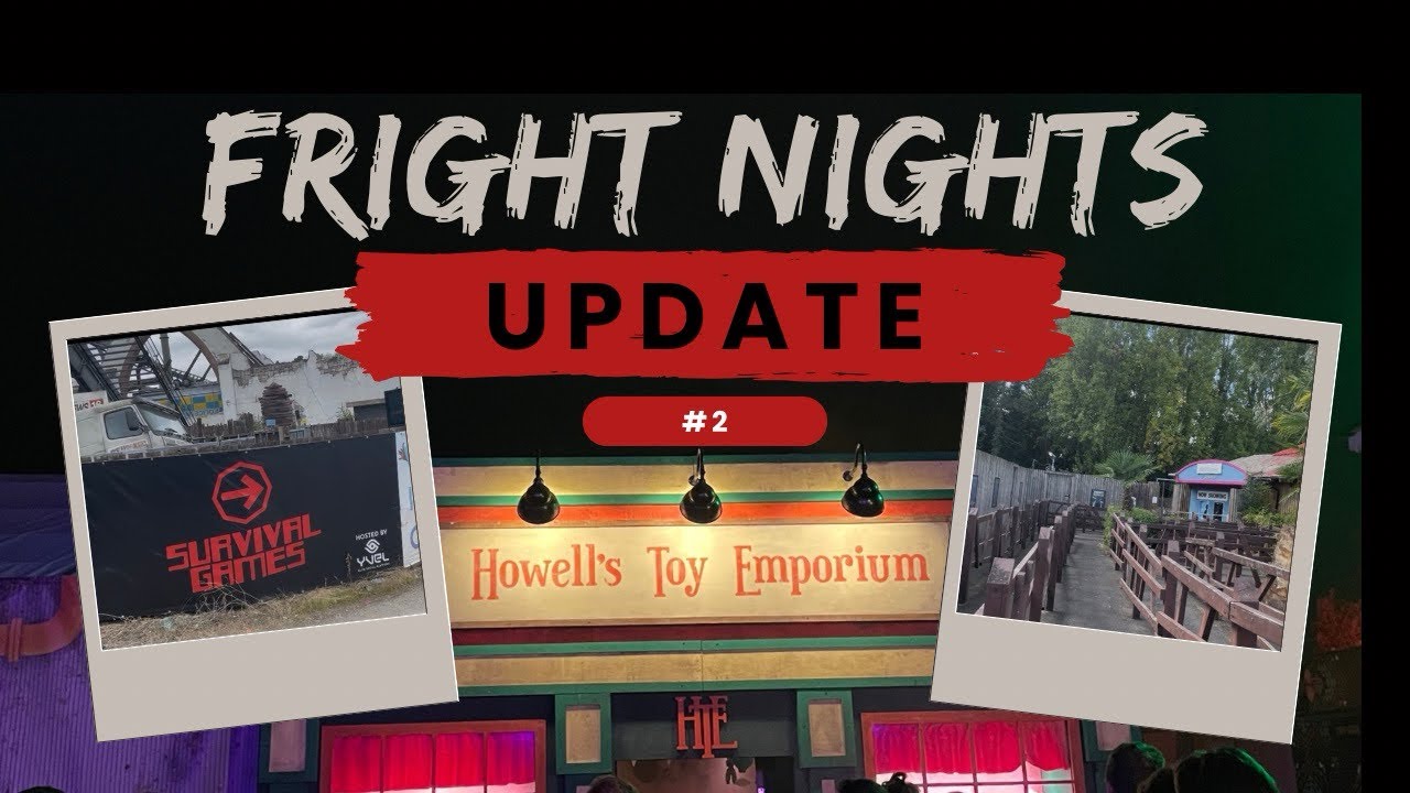 Thorpe Park Fright Nights 2025 Construction Update #2