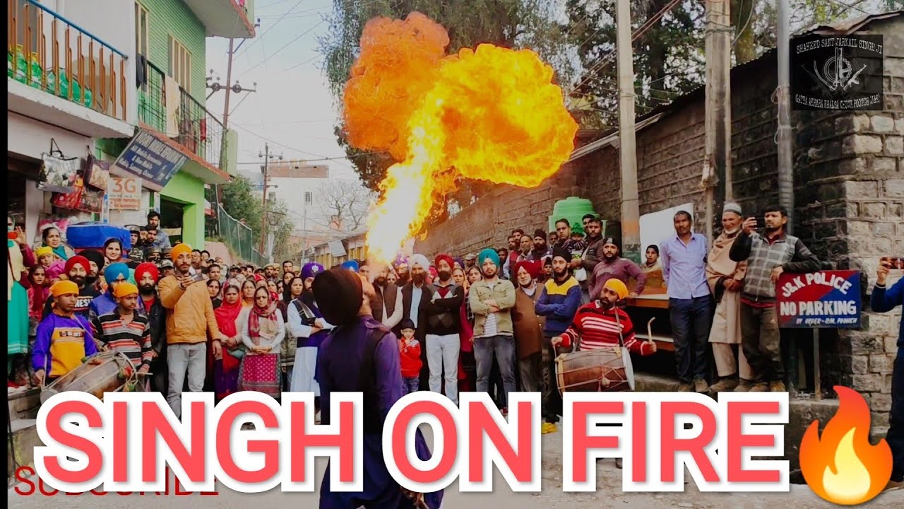 SINGH ON FIRE🔥 || WATCH THIS || GATKA SIKH MARTIAL ART ❤️|| NAGAR KIRTAN SHOTS||