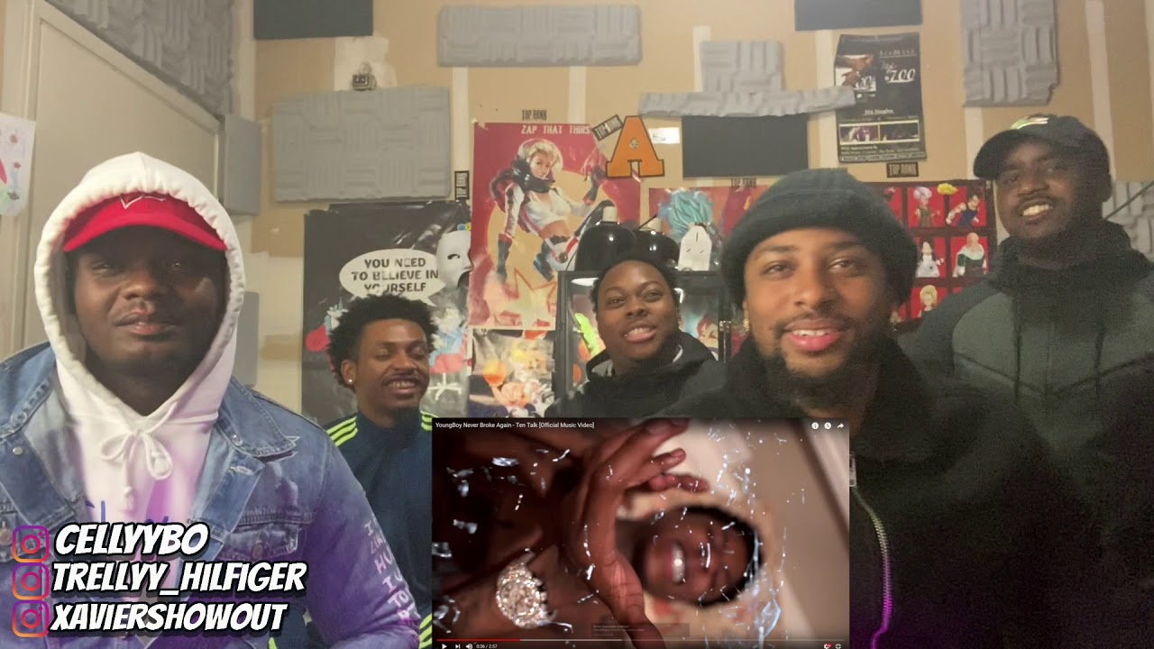 YoungBoy Never Broke Again - Ten Talk [Official Music Video] - REACTION