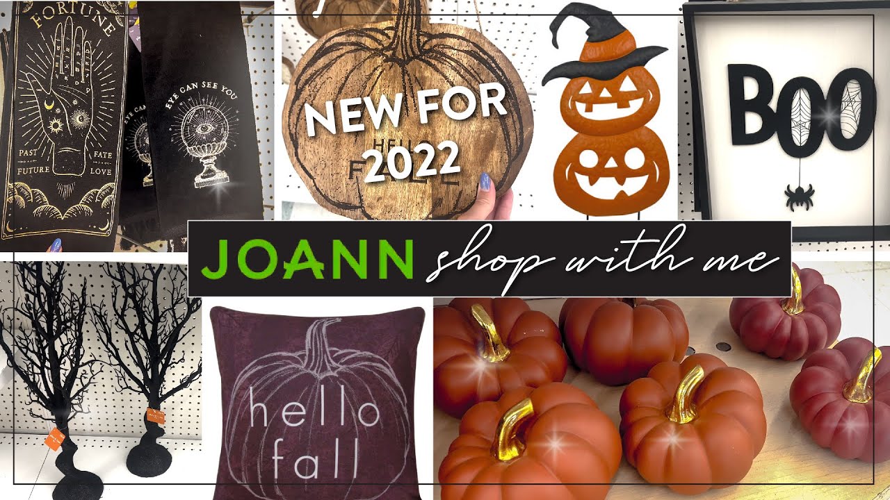 JoAnn's Fall 2022 | Shop with Me Halloween 2022 | Shopping for Fall Decor