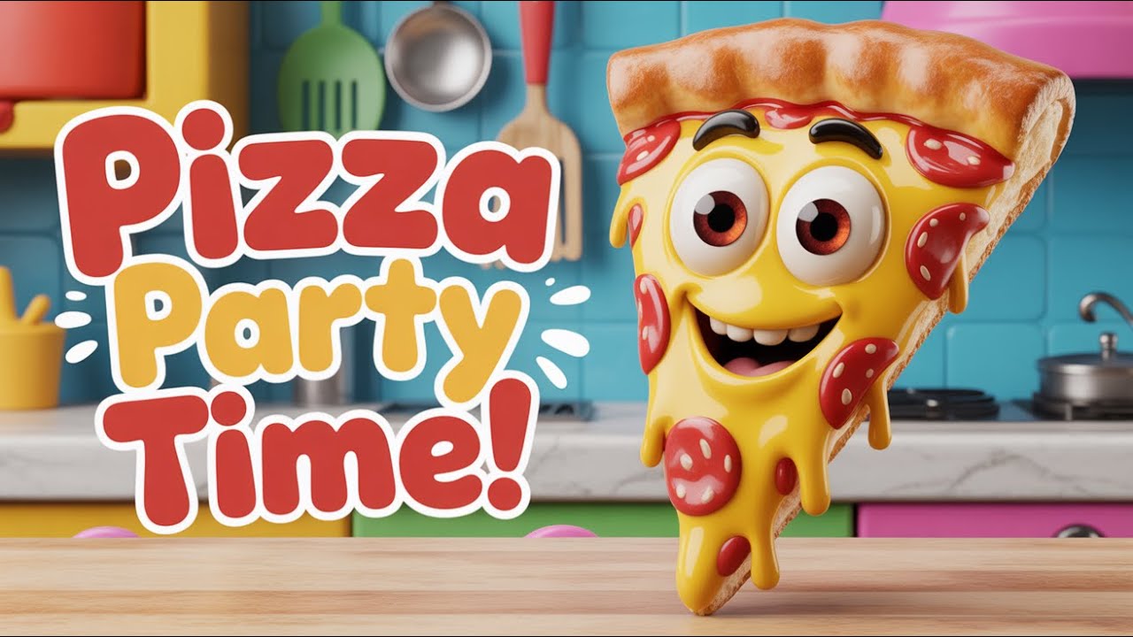 🍕 The Pizza Song | Fun Food Song for Kids | Learning & Singing! 🎶