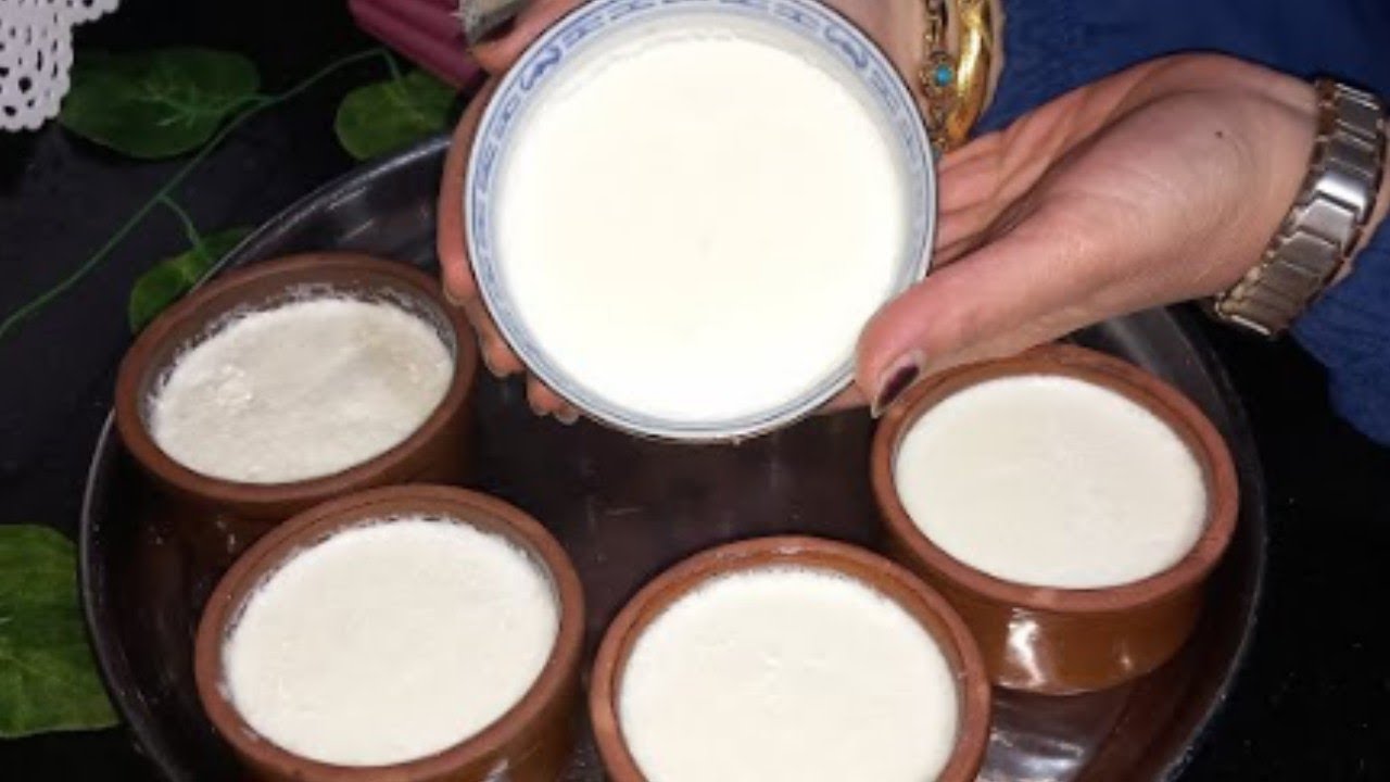 أسهل واجمل طريقة لعمل الزبادي البلدي😋 #زبادي_بلدي