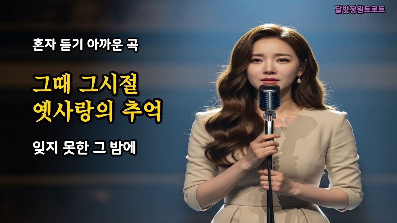 🎧그때 그시절 옛사랑의 추억 ,😭 잊지못한 그밤에  | 중년층이 가장 좋아하는 애절한 트로트모음
