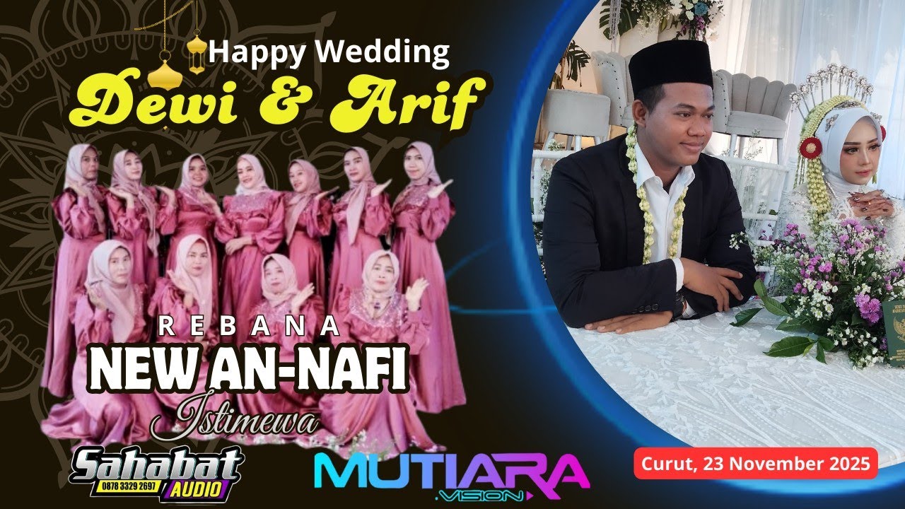 #Live Rebana NEW AN-NAFI //  Pernikahan DEWI & ARIF // SAHABAT Audio // Curut, 23 November 2025
