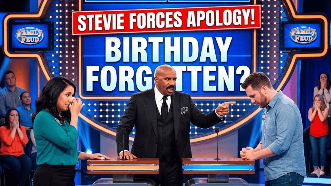 Husband Forgets Wife’s Birthday — Steve Harvey Forces Apology on Stage!
