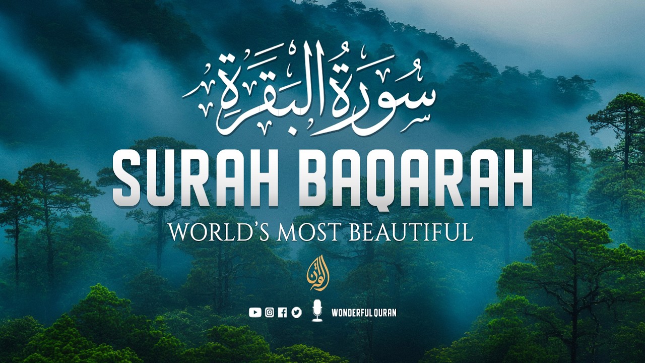 Surah Al-Baqarah Full سورة البقره | Ultimate Majestic Quran for Inner Peace & Healing #baqarah