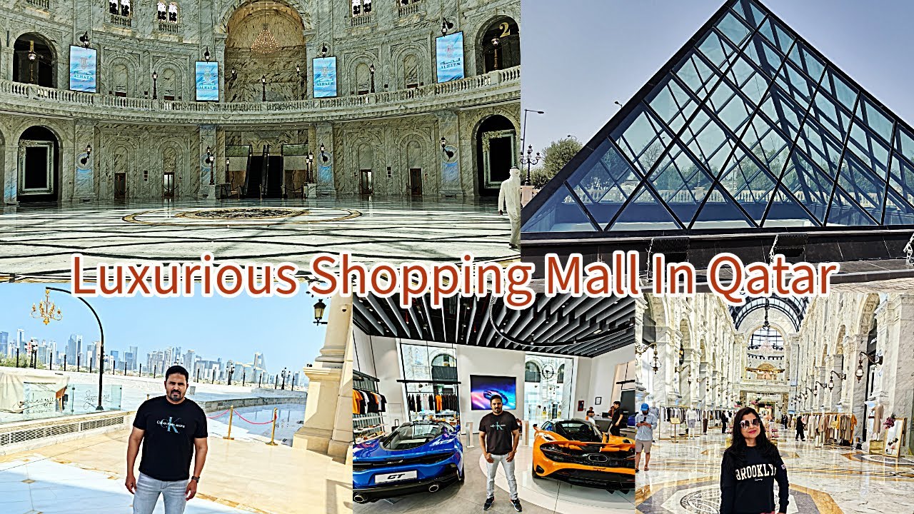 AL HAZM MALL,ONE OF THE LUXURIOUS MALL .PALACE LIKE FEELING.PLACES TO VISIT IN QATAR.MCLAREN CAFE.