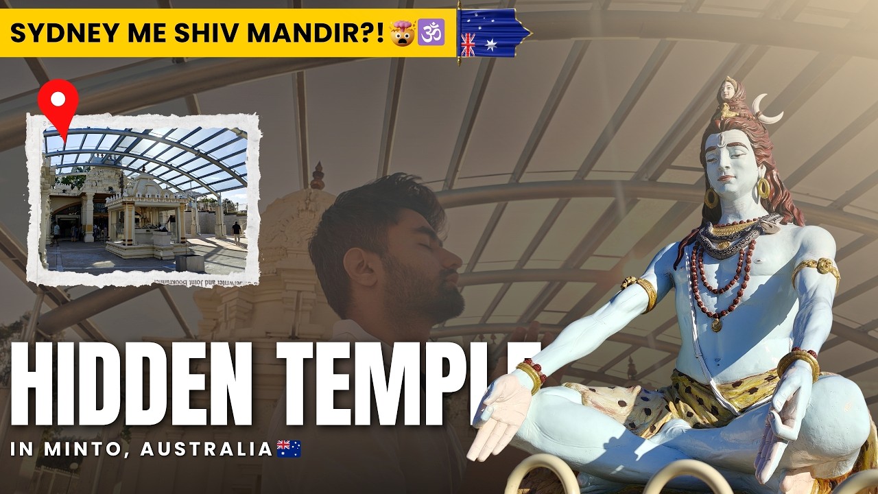 Sydney me Shiv Mandir? 😲🕉️ | Hidden Mahadev Temple in Minto, Australia